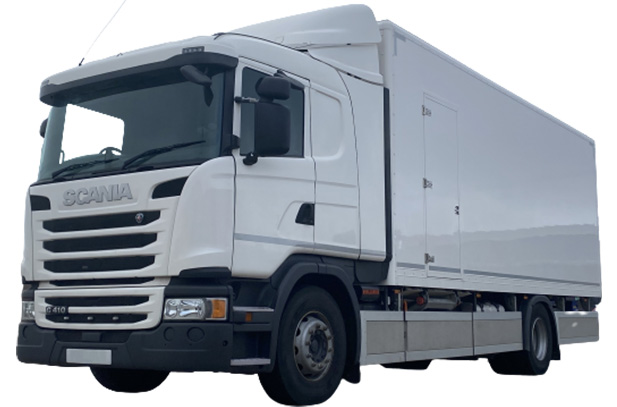 Mobile shredding truck