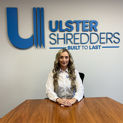 Edele, aftersale manager at Ulster Shredders