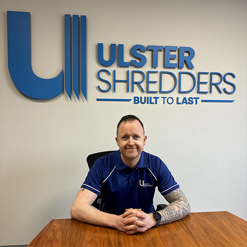 Marty Kelly, CNC Workshop Manager at Ulster Shredders